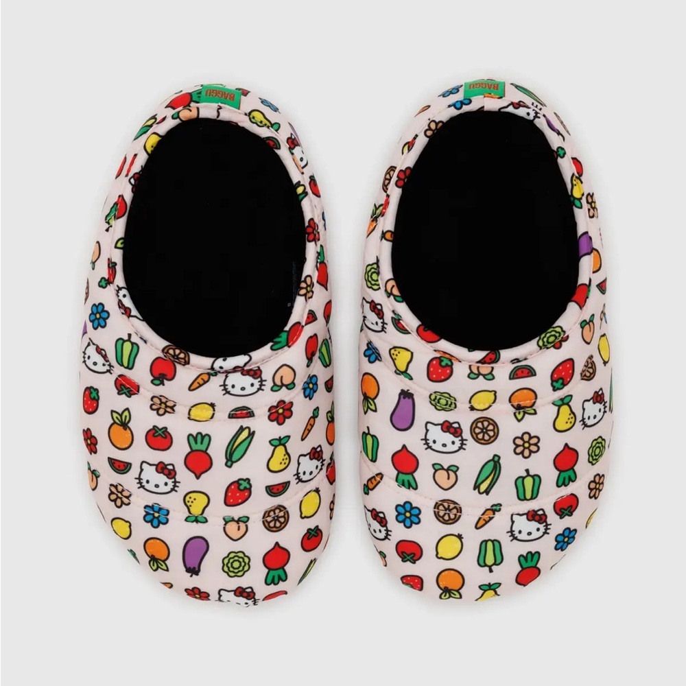 NWT Baggu Puffy Slipper / Size L, US 9-10W  / Hello Kitty & Icon